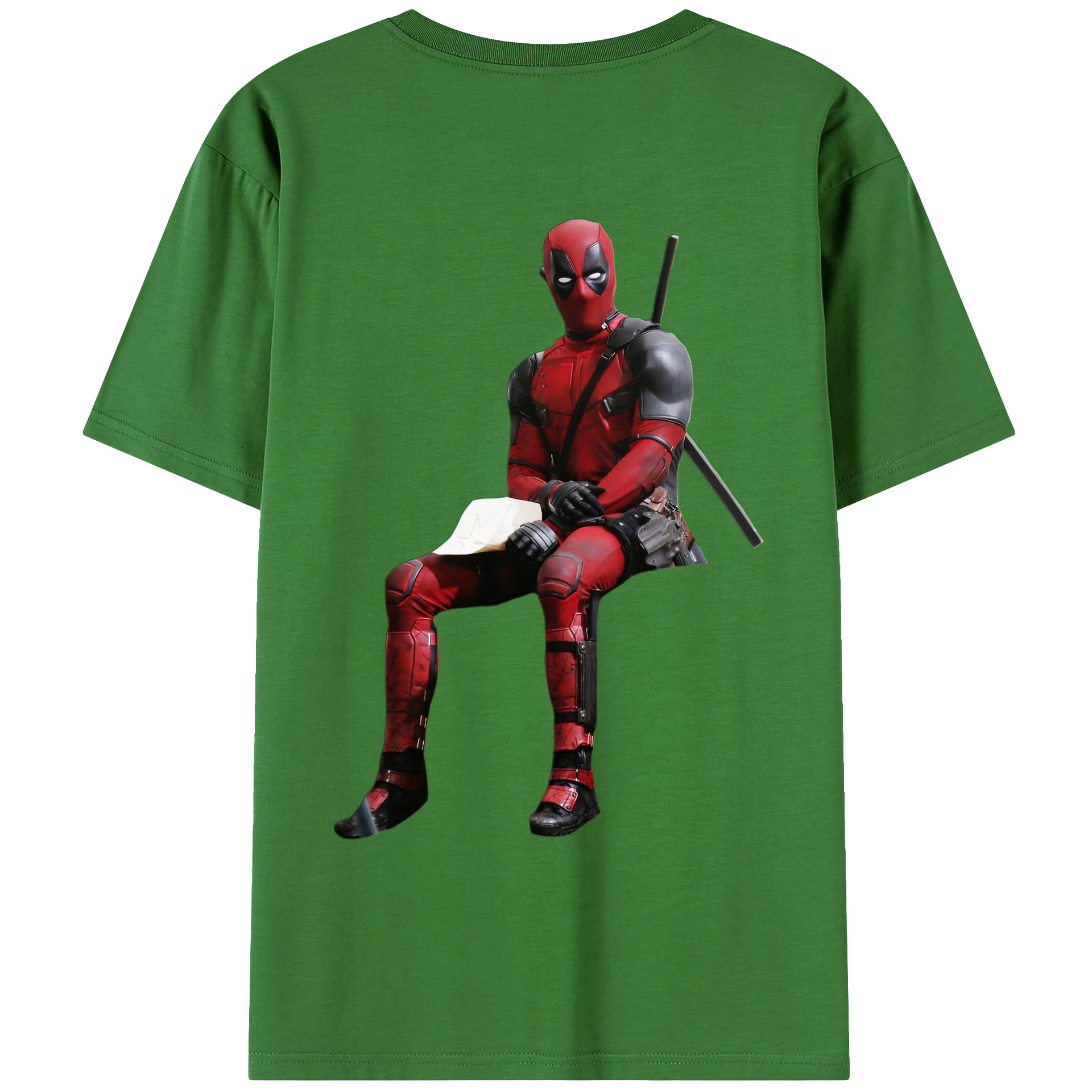 （画像用） Deadpool デッドプール レディース半袖Tシャツ(バックプリント)